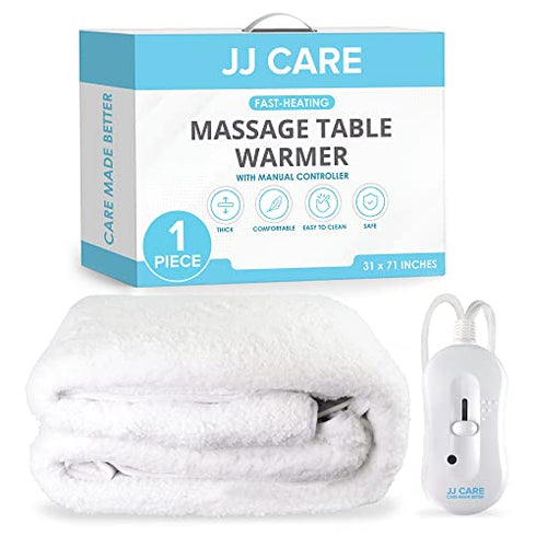 JJ CARE Massage Table Warmer with Overheat Protection, and Massage Table Heating Pad