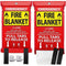 Emergency Fire Blanket 40"x40" with Hooks