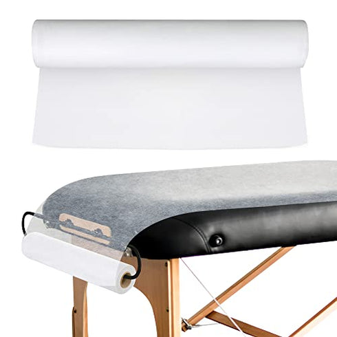 JJ CARE Disposable Massage Table Sheets - 30GSM Thick (24in x 390ft)