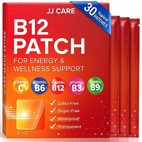 JJ CARE Topical Daily B12 Patches