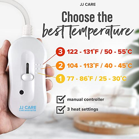 JJ CARE Massage Table Warmer with Overheat Protection, and Massage Table Heating Pad