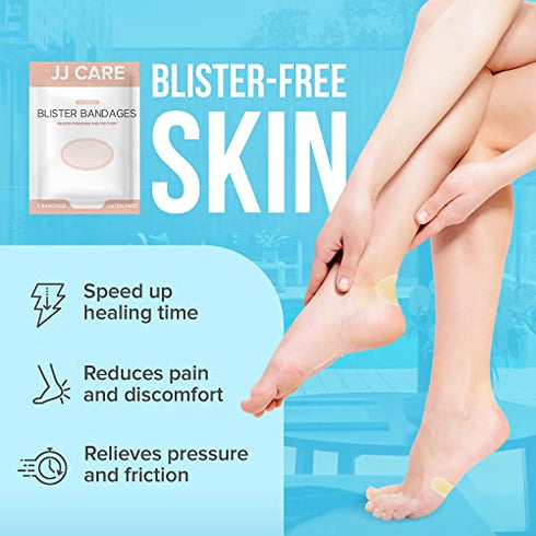 JJ CARE Blister Bandages (Pack of 16, 20)