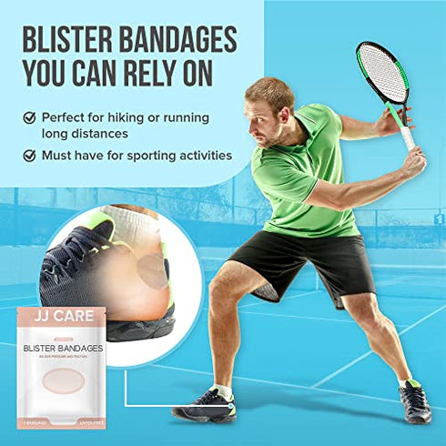 JJ CARE Blister Bandages (Pack of 16, 20)