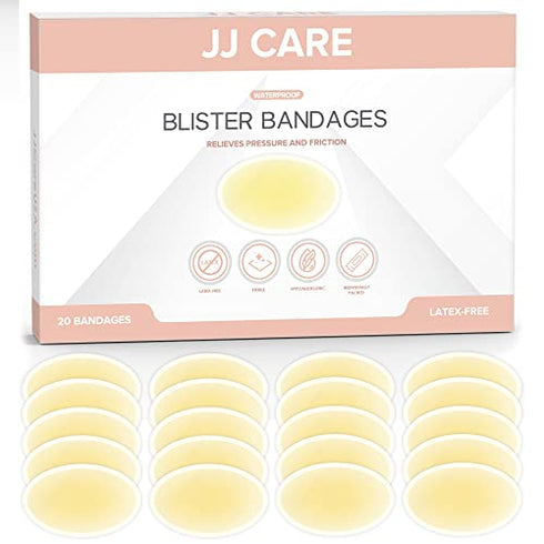 JJ CARE Blister Bandages (Pack of 16, 20)