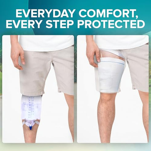 JJ CARE Catheter Bag Holder for Men & Women - (Pack of 2)