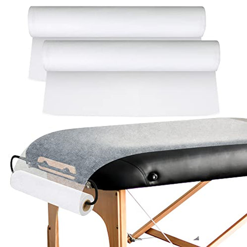 Disposable Massage Table Sheets 120 Sheets, 2 Rolls