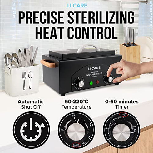 JJ CARE Dry Heat Sterilizer 1.8L - for Metal Tools