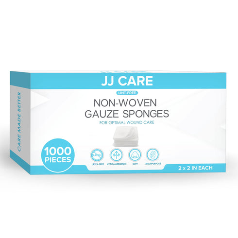 Non-Woven Gauze Pads 1000 Count, 2x2, 4-Ply