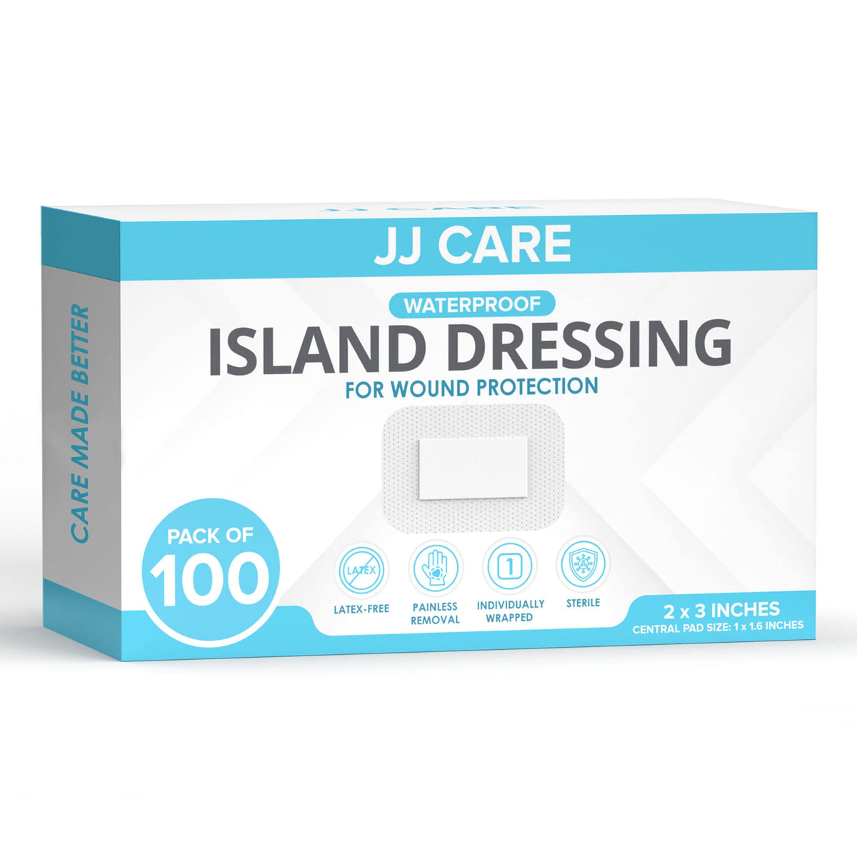 Waterproof Island Dressing Pack of 100, 3
