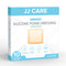 JJ CARE Silicone Foam Dressing 6x6 Inch - (Pack of 5, 10)