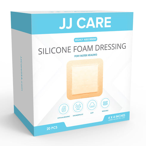 Silicone Foam Dressing 4x4 Pack of 10