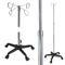 IV Pole Heavy Duty Plastic Base, Chrome