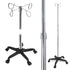 IV Pole Heavy Duty Plastic Base, Chrome
