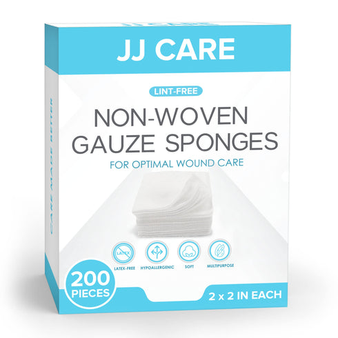 Non-Woven Gauze Pads 200 Count, 2x2, 4-Ply