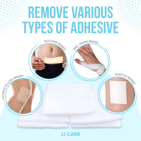 Adhesive Remover Wipes Pack of 100, 6"x7"