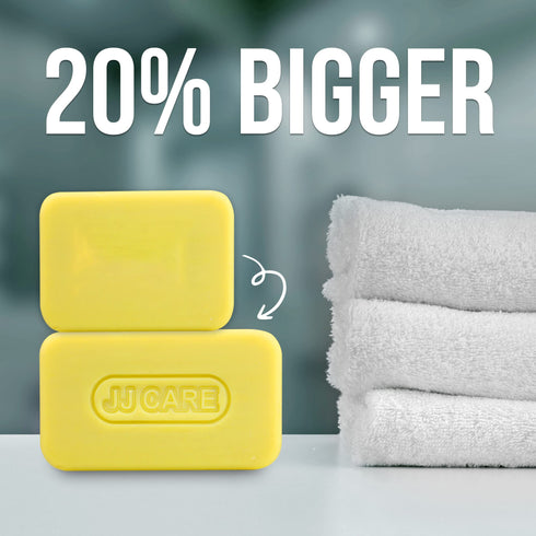 JJ CARE Zinc Soap - Pack of 2 Medicated 2% Zinc Pyrithione Soap for Daily Use, Individually Wrapped 4 oz. Zinc Bar Soap with Aloe Vera for Dandruff & Seborrheic Dermatitis