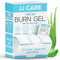 JJ CARE Burn Gel (Pack of 160), Soothing Burn Gel Packets for Minor Burns, First Aid Burn Gel Individual Packets with Lidocaine and Aloe Vera (0.9 Grams per Packet)