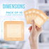 Silicone Foam Dressing 3x3 Pack of 10