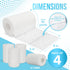 Soft Surgical Tape Pack of 4, 4" x 10 Yds