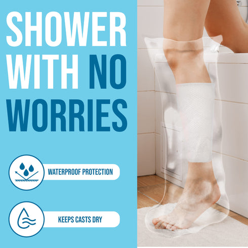 Leg Cast Cover Pack of 4, Waterproof