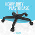 IV Pole Heavy Duty Plastic Base, Chrome