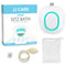 JJ CARE Sitz Bath, Collapsible Sitz Bath for Toilet Seat, Sitz Bath Tub Bundle, Perineum Care Sitz Bath Kit, Sitz Bath Hemorrhoids Treatment, Yoni Steam Seat for Toilet Bowl