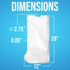 Leg Cast Cover Pack of 4, Waterproof