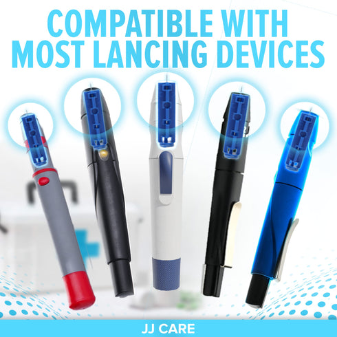 JJ CARE Twist Off Blood Lancets (Pack of 400), Sterile Lancets for Diabetes Testing, Lancets for Blood Testing, 30-gauge lancets for Lancing Device, Triple Beveled Tip Lancets