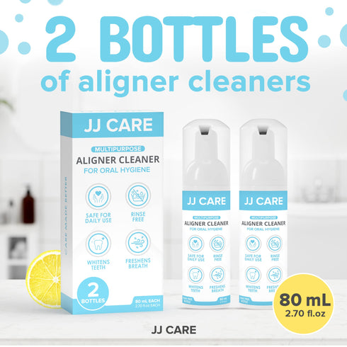 Aligner Cleaner Foam Pack of 2, Lemon