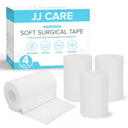 Soft Surgical Tape Pack of 4, 4" x 10 Yds