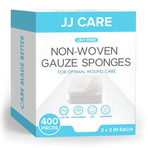 Non-Woven Gauze Pads 400 Count, 2x2, 4-Ply