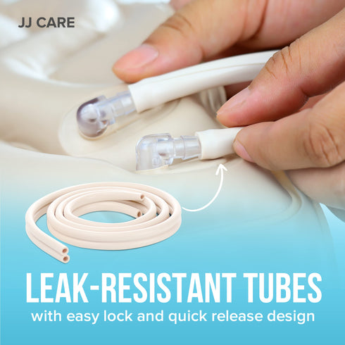 JJ CARE Alternating Pressure Mattress - 79"x35" Comfortable Hospital Bed Mattress Topper with Electric Pump - Pressure Relief Mattress Topper for Bedridden People's Bed Sores