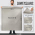 Faraday Fabric 44"x20 ft with Tape & Instructions