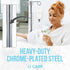 IV Pole Heavy Duty Plastic Base, Chrome