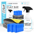 JJ CARE Clay Bar Kit - includes 3 Car Clay Bars for Auto Detailing (3x100g) + 16.9 fl. oz Clay Bar Lubricant + 2 Microfiber Cloths for Scratch-Free Finishing, Essential Clay Bar Kit for Car Detailing