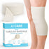 JJ CARE Tubular Bandage, 3.5” x 12 Yards Stockinette Tubing for Ankles, Knees and Calf, Size E Reusable Elastic Bandage Sleeve, Tubular Compression Bandage Roll for Arms, Rubber Latex w/Cotton