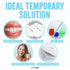 JJ CARE Temporary Tooth Replacement Kit with Dental Tools, Moldable Thermoplastic Beads Tooth Filler for Gaps, Missing or Broken Tooth, DIY Chipped Tooth Repair Kit (for up to 20 Teeth Repair)