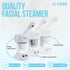 JJ CARE Ozone Facial Steamer Tabletop - Facial Steamer with Rotating Spray Head at 360 Degrees and Auto Shut Off Feature - Portable Facial Steamer for Facial Deep Cleaning & Vaporizer