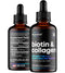 JJ CARE Biotin + Collagen Drops 2 ml., Liquid Biotin & Collagen for Healthy Hair, Skin and Nails, Biotin & Collagen Supplement Hair Growth for Men and Women, Promotes Cell Renewal & Stronger Joints