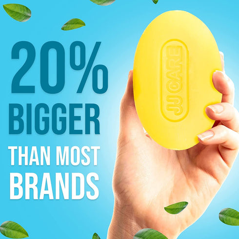 JJ CARE Sulfur Soap for Acne - Pack of 2 Sulphur Soaps, 10% Natural Volcanic Sulphur with 3% Salicylic acid, 4 oz. Sulphur Soap Bar with 100% Lavender Essential Oil for Daily Use