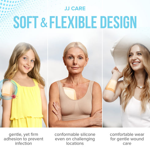 Silicone Foam Dressing 4x4 Pack of 5