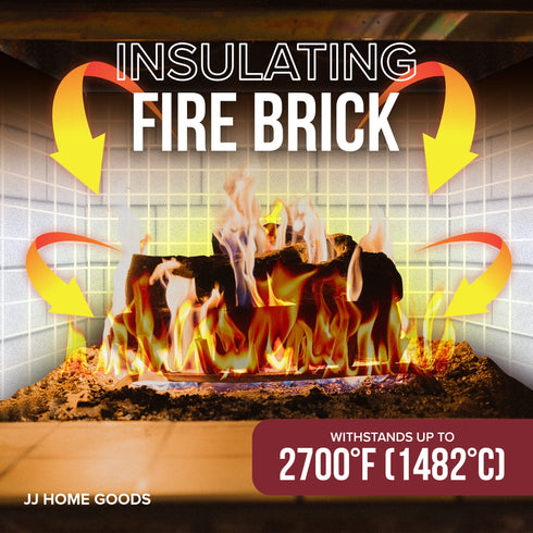 Fire Brick 9"x4.5"x2.5", 2700°F