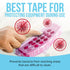 JJ CARE Barrier Film (1500 Sheets) Pink, No Sting Barrier Tape, Protective Tattoo Plastic Wrap, Self-Adhesive Barrier Film Tattoo for Dental, Tattoo, Make Up with Film Dispenser