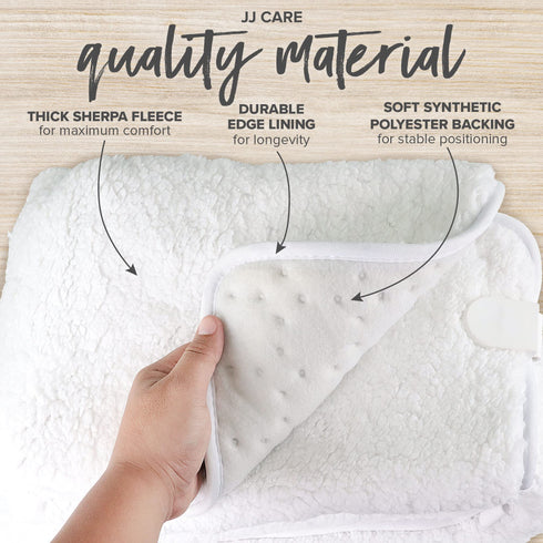 JJ CARE Massage Table Warmer 30"x73", Manual 3 Heat Control Massage Bed Warmer Fleece Pad w/Detachable 13 FT Cord, Table Warmer Massage Therapy w/Overheat Protection, Massage Table Heating Pad