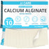 JJ CARE Calcium Alginate Wound Dressing 4x4 (Pack of 10), Sterile Calcium Alginate Dressing, Individually Packed Latex Free Calcium Alginate Gauze Pads, Highly Absorbent Medical Wound Dressing