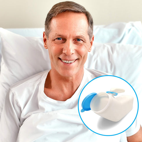 JJ CARE Portable Urinals for Men Spill Proof - Plastic Urine Bottles for Men - Car Travel Pee Bottle Male Urinal for Seniors