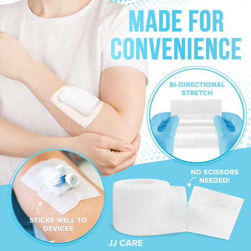 Soft Surgical Tape Pack of 4, 2" x 10 Yds
