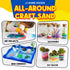 Colored Craft Sand 16.5 lbs, 15 Bottles