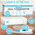 JJ CARE Oral Thermometer with LCD Display, Calibrated Oral Thermometer for Babies and Adults, 10 Seconds Fast Reading Oral Digital Thermometer for Fever with 10 Disposable Covers
