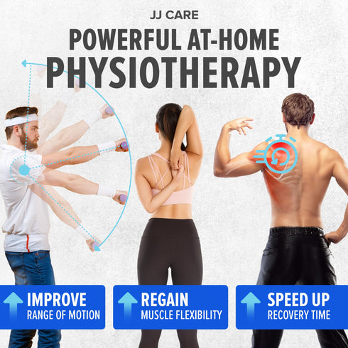 JJ CARE Over the Door Shoulder Pulley for Physical Therapy, 90 Inches Adjustable Exercise Pulleys for Shoulder Rehab - Rotator Cuff Exercise Equipment with Padded Handles, Door Hanger & Carry Bag